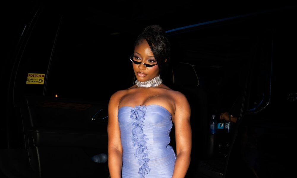 Ayra Starr Dazzles in Purple at Star-Studded NYC Listening Party!