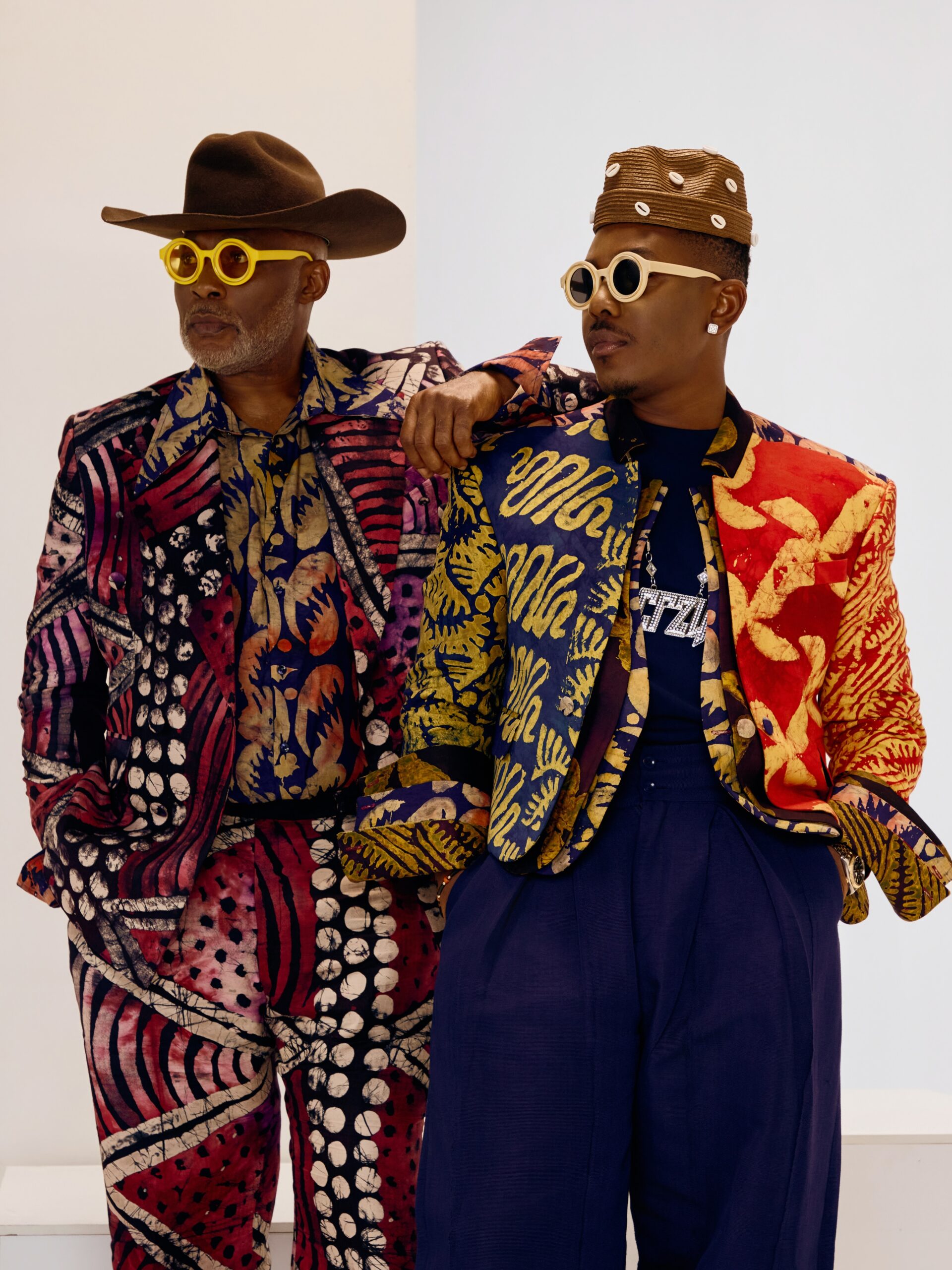 RMD & Timini Egbuson Look Absolutely Stunning in Adire for “The Four” Cast Announcement