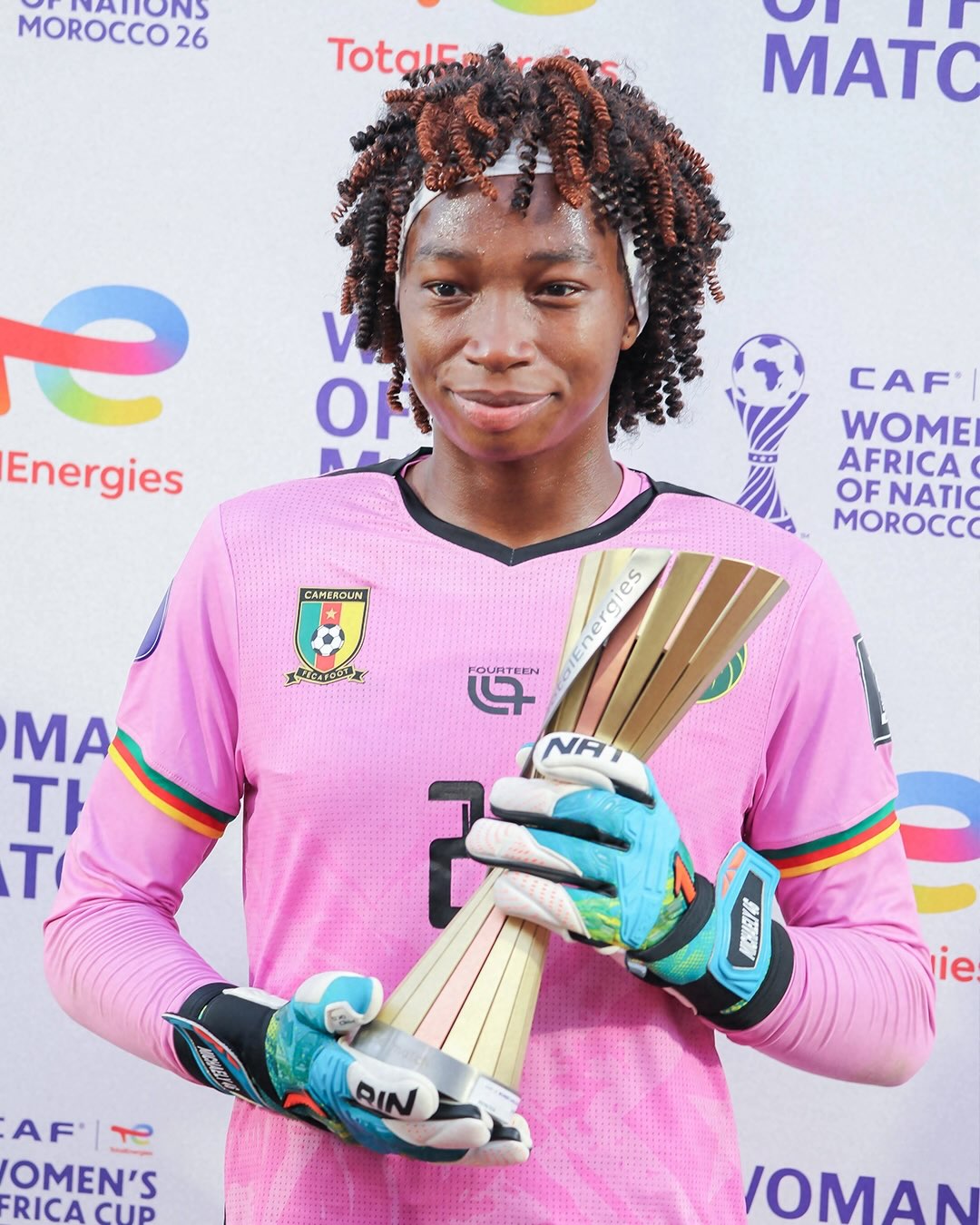 Meet Michaely Bihina, the 22-Year-Old Goalkeeper Leading Cameroon to the WAFCON Final