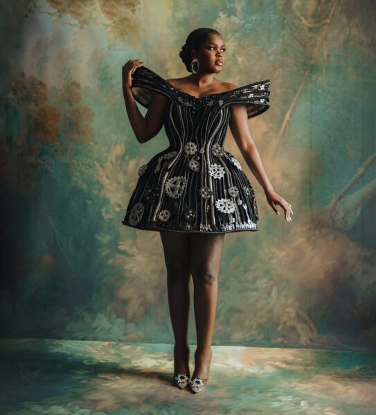 Jarvis Said Human AI and Turned Her Wedding Reception Dress into Wearable Art
