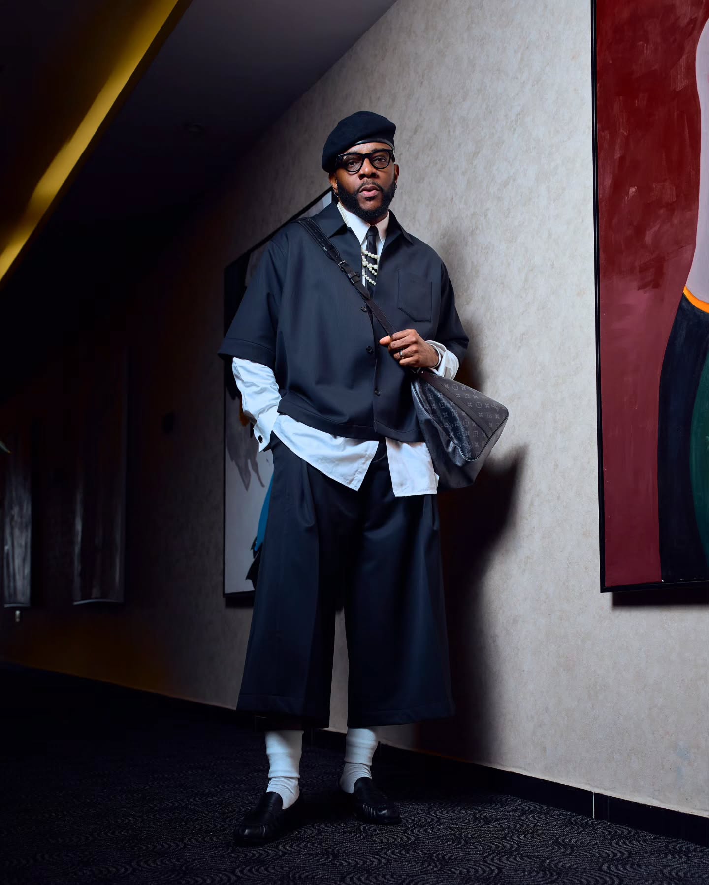 Ebuka Obi-Uchendu Is Serving Black, White & Pearls for Tonight’s BBNaija Live Eviction Show
