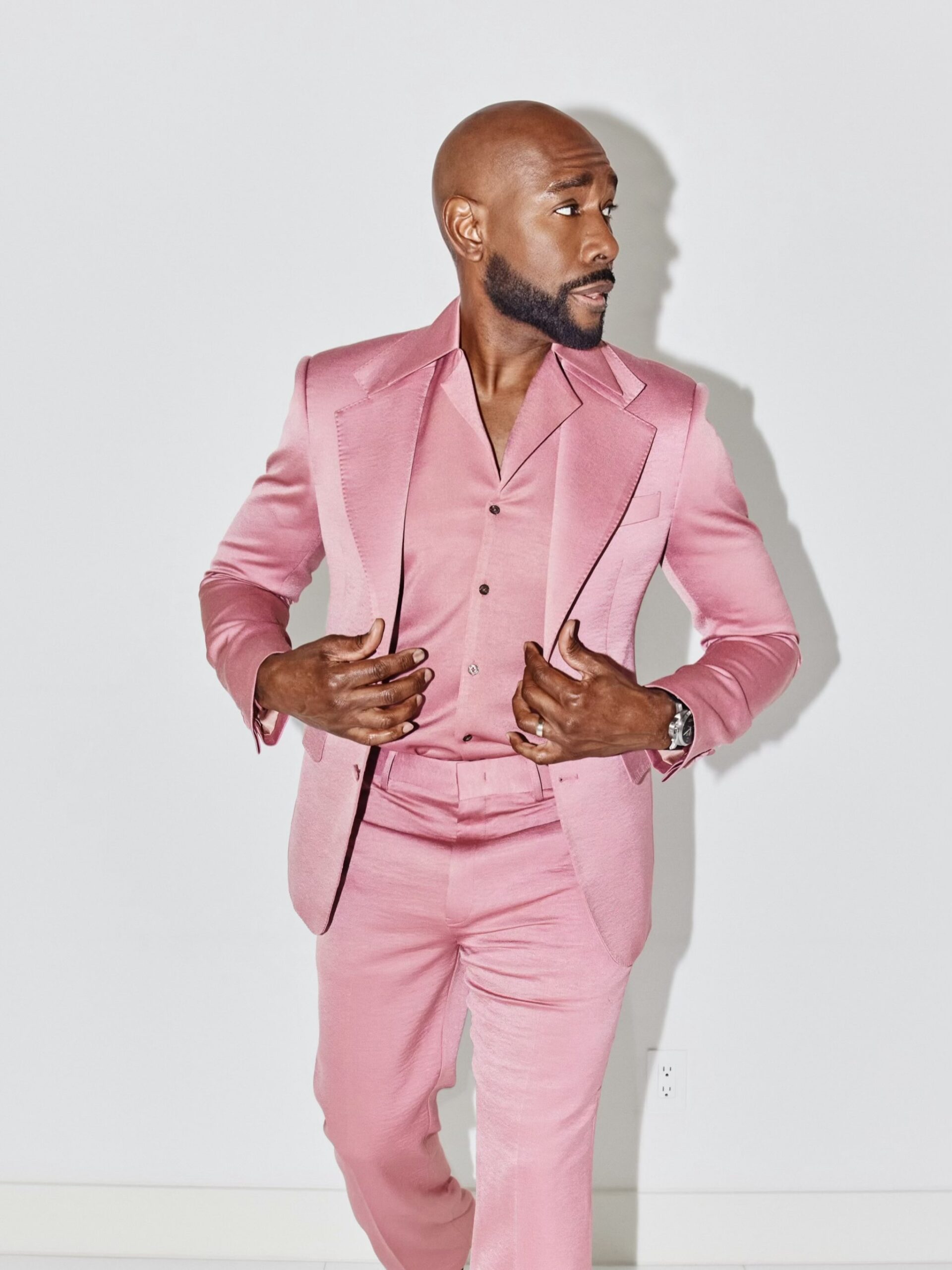 Morris Chestnut Just Made Rose Pink the Colour Every Stylish Man Should Try