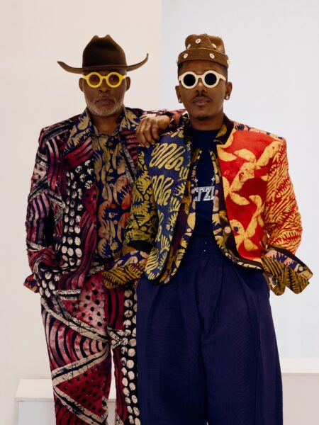 RMD & Timini Egbuson Look Absolutely Stunning in Adire for “The Four” Cast Announcement