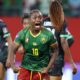 Naomi Ndjoah Eto celebrating her goal for Cameroon against Malawi in the WAFCON 2026 final.