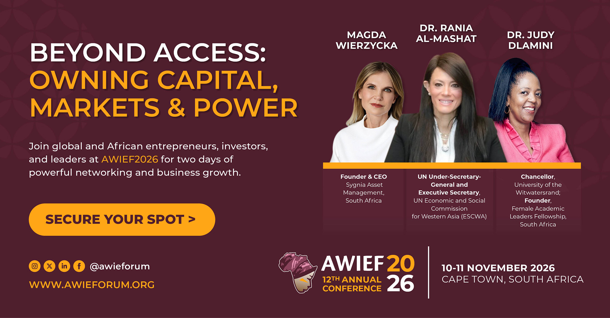 AWIEF 2026: Meet the Global Women Leaders Set to Take the Stage