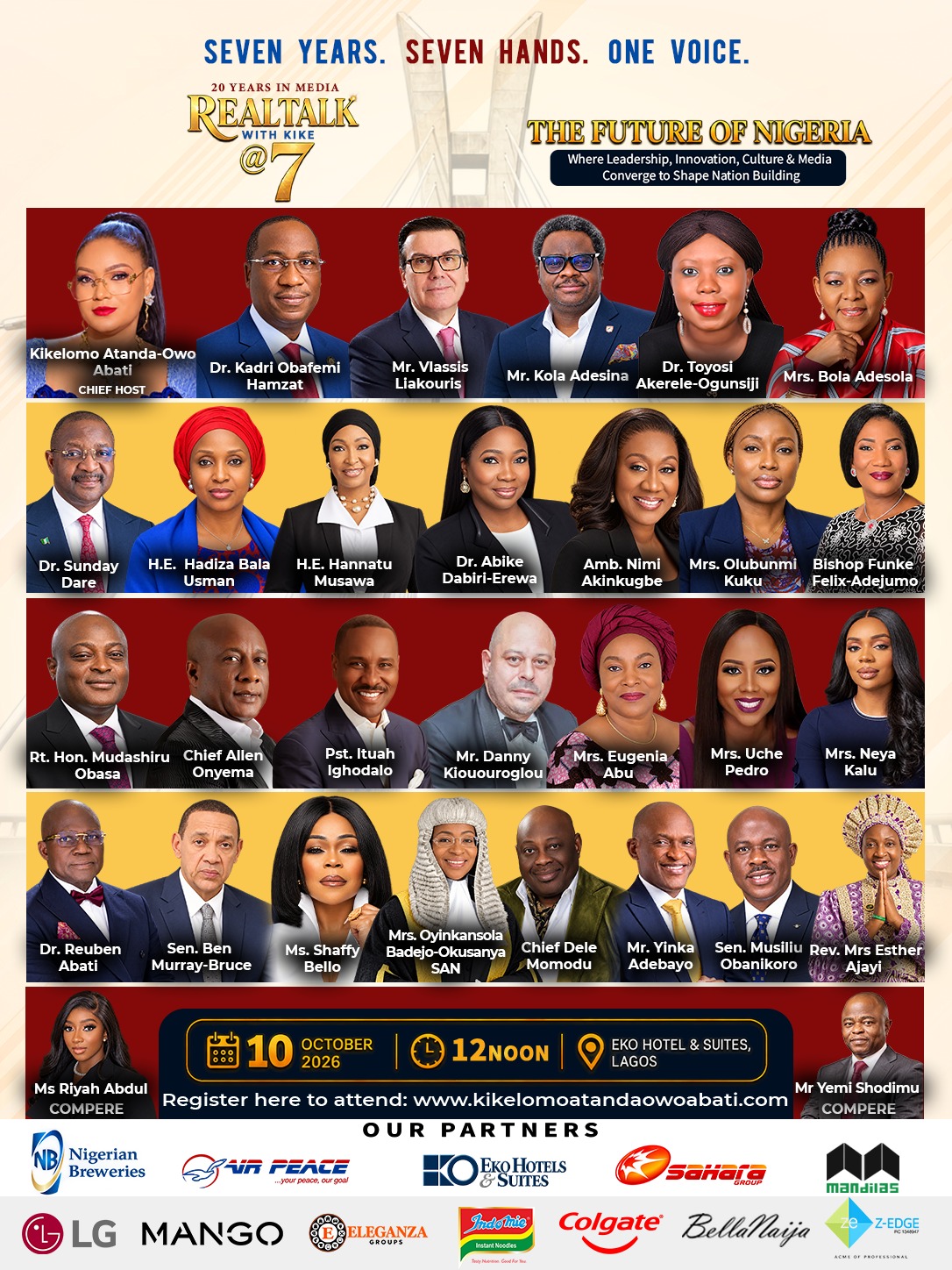 Obafemi Hamzat, Kola Adesina, Liakouris to Lead Nation-Building Conversation As Real Talk With Kike Clocks 7