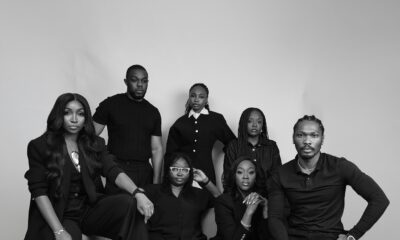 Director Fatimah Binta Gimsay, producer Nora Awolowo, and lead actors Linda Ejiofor-Suleiman, Scarlet Gomez, and Omowunmi Dada of the Guinness World Record-breaking Nollywood film Black Market