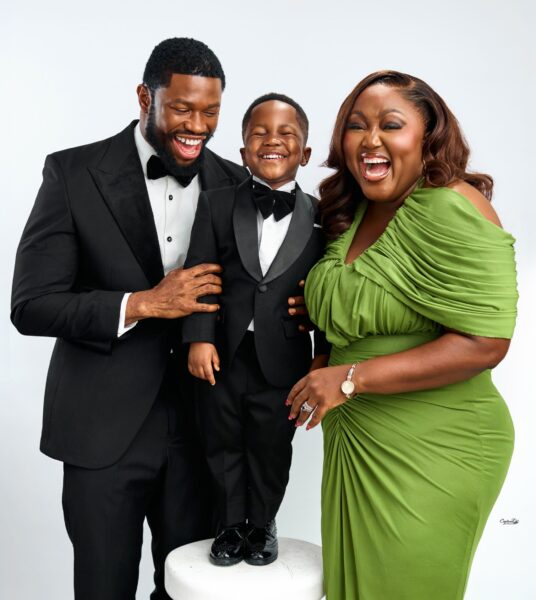Aww! Watch the Moment Blessing Nze Gets Emotional as Son Jayden Begins His First Day of School