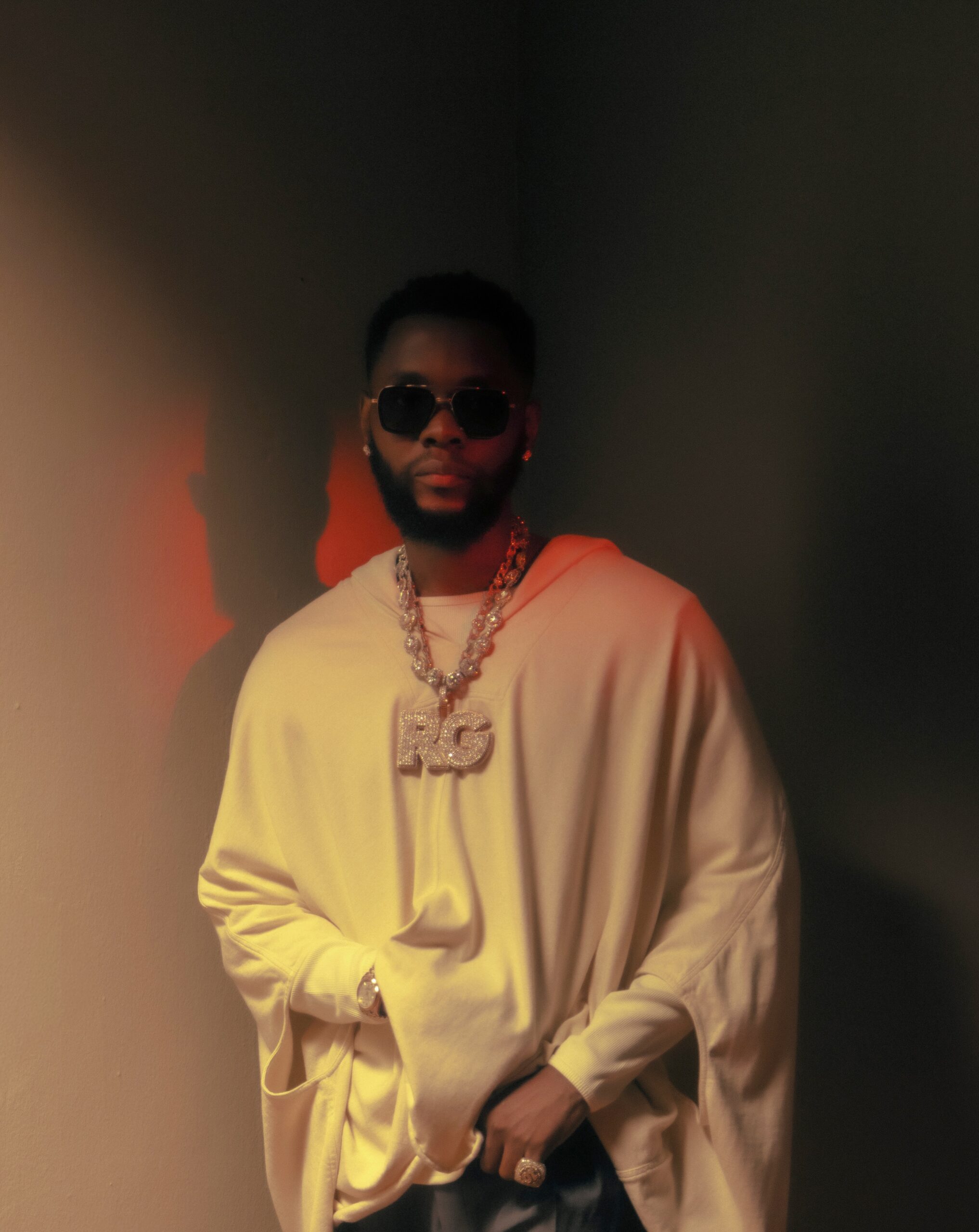 Kizz Daniel pictured in the official press release asset for his Afro-gospel single Owo Oluwa