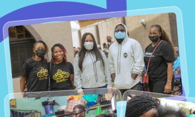 BN20 banner highlighting BellaNaija Do Good community impact projects, family outreach visits, and charity initiatives.
