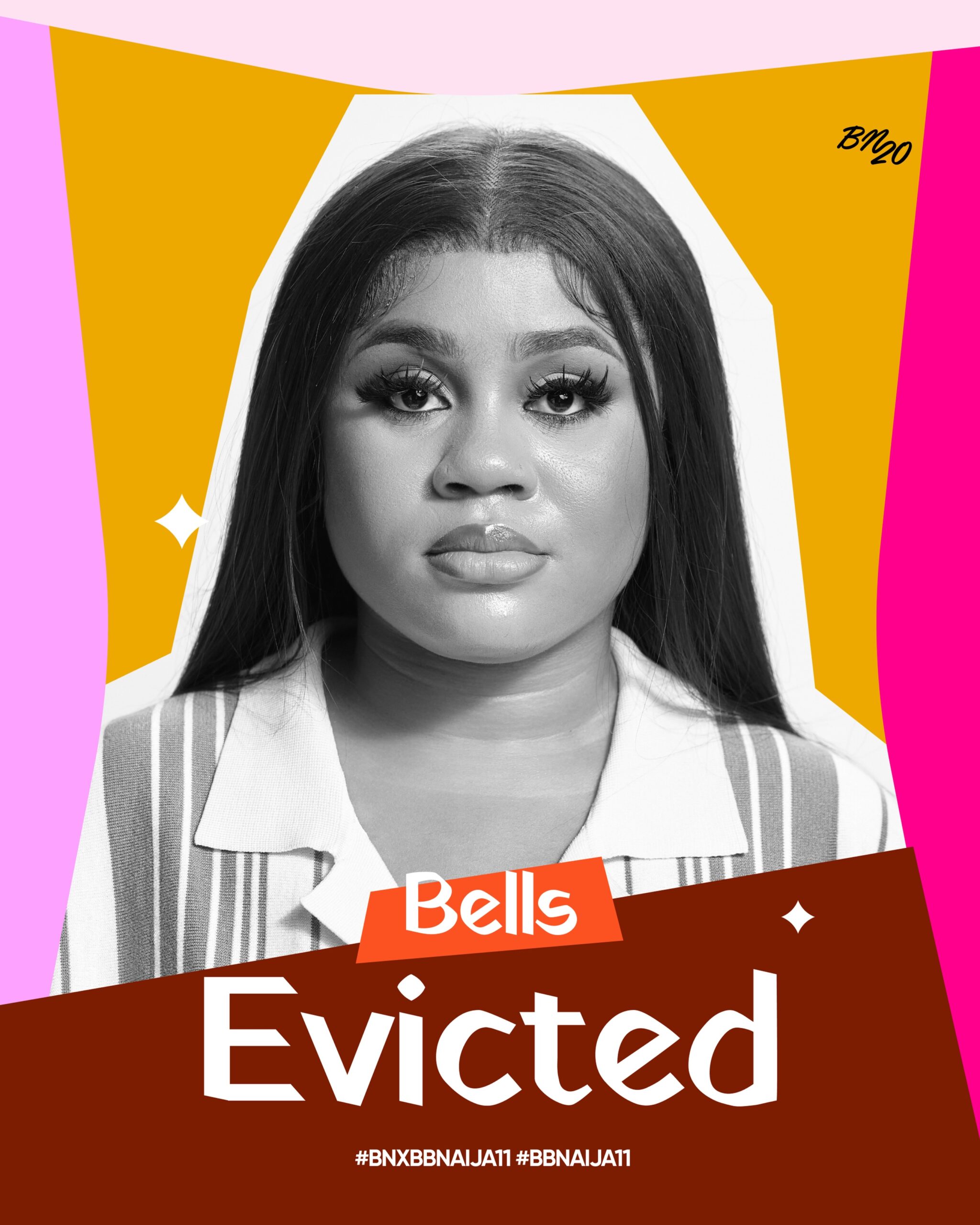 Bells evicted from Big Brother Naija Season 11 during the live eviction show.
