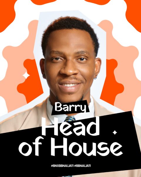 Barry Secures Final Head of House Win as BBNaija Show Ya Sef Enters Finale Week