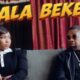Yemi Alade and Don Jazzy sitting together on a lounge sofa under a bold yellow Ala Bekee title graphic.