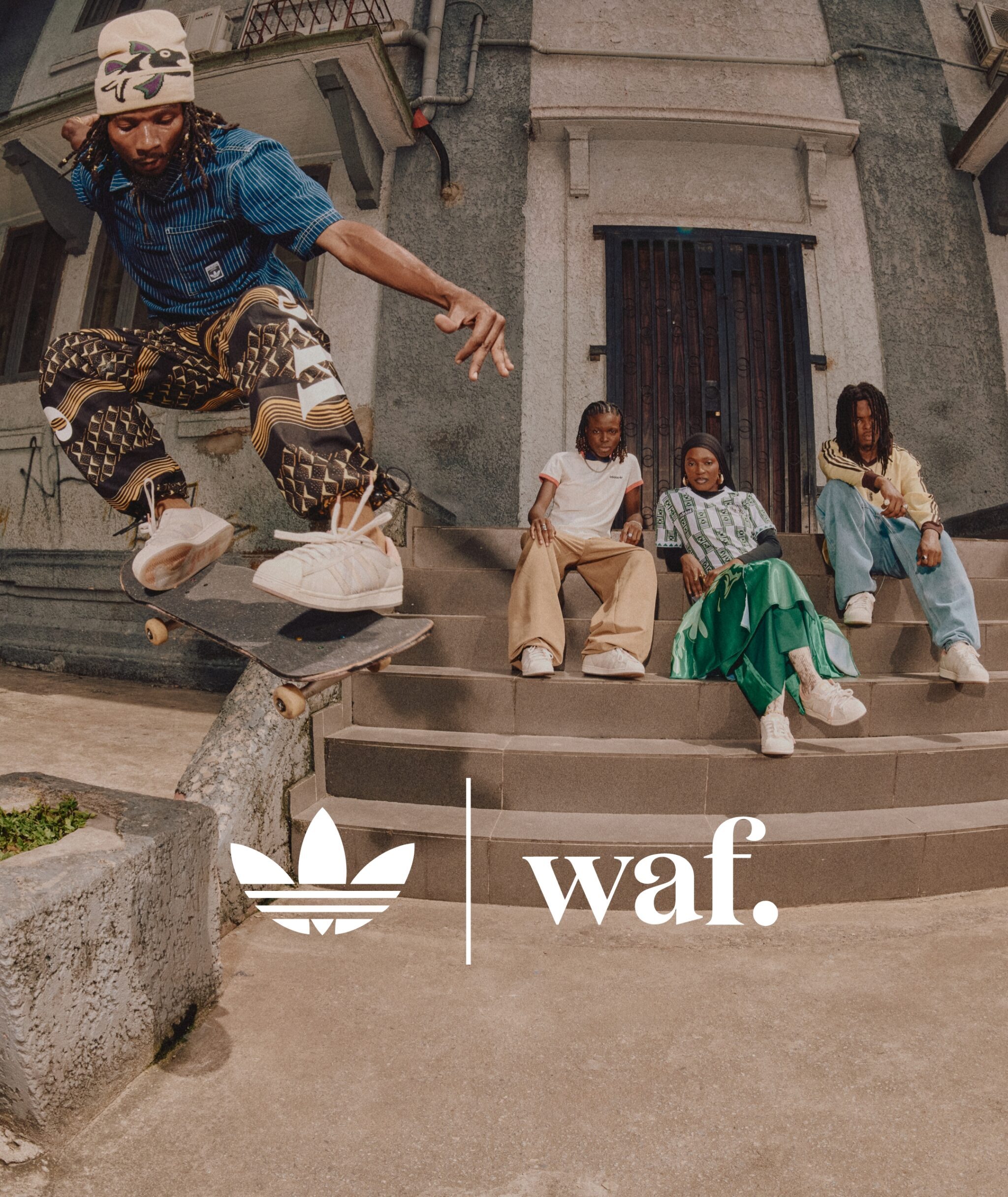 adidas x waf. Superstar ADV Brings Lagos Skate Culture to the Global Stage