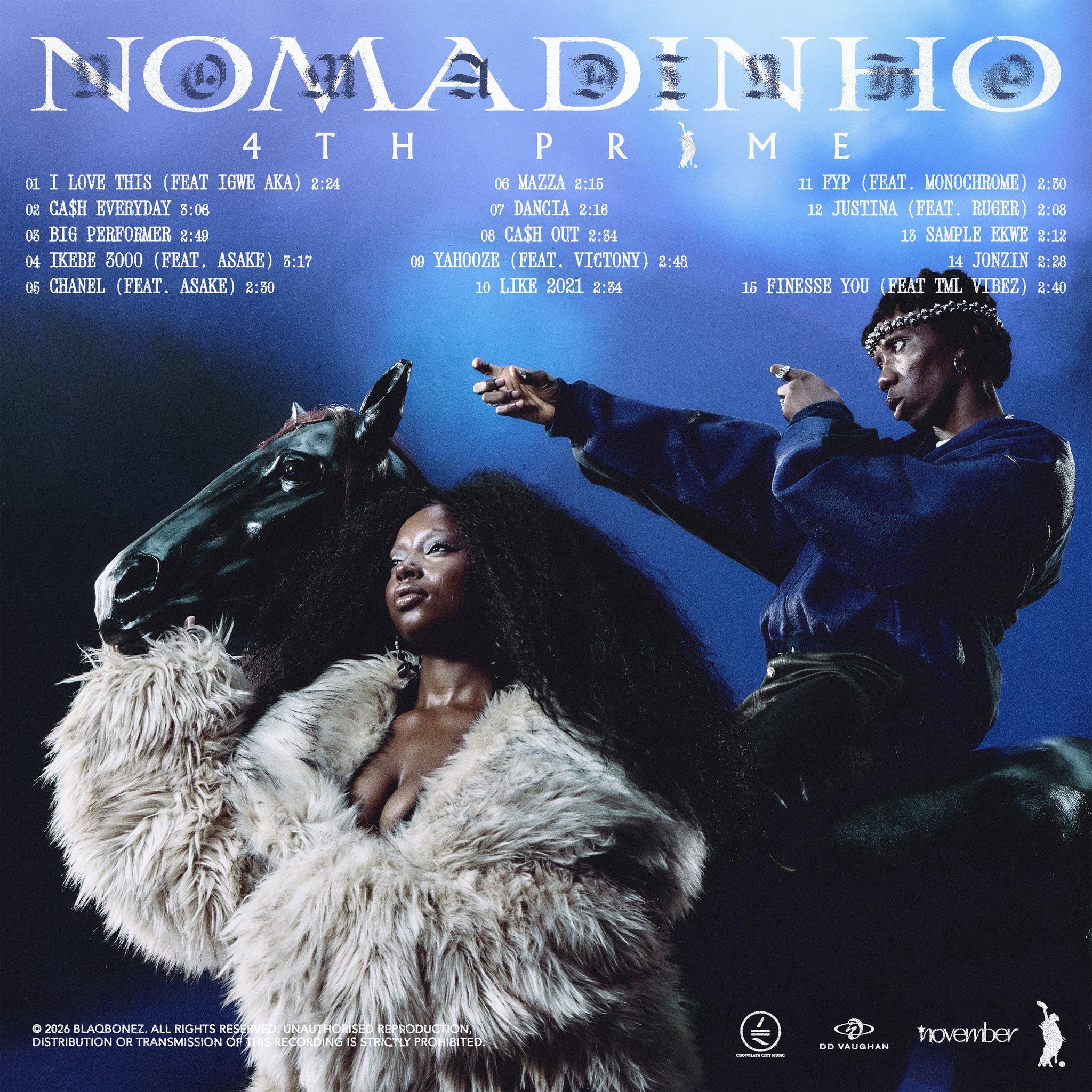 Blaqbonez Releases New Album, Nomadinho: 4th Prime