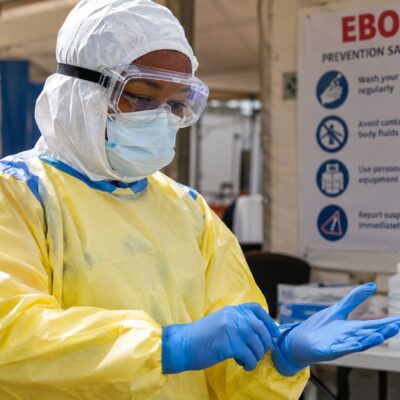 PPE Preparation in an Ebola Clinic