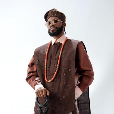 Actor and comedian Broda Shaggi posing for a portrait.