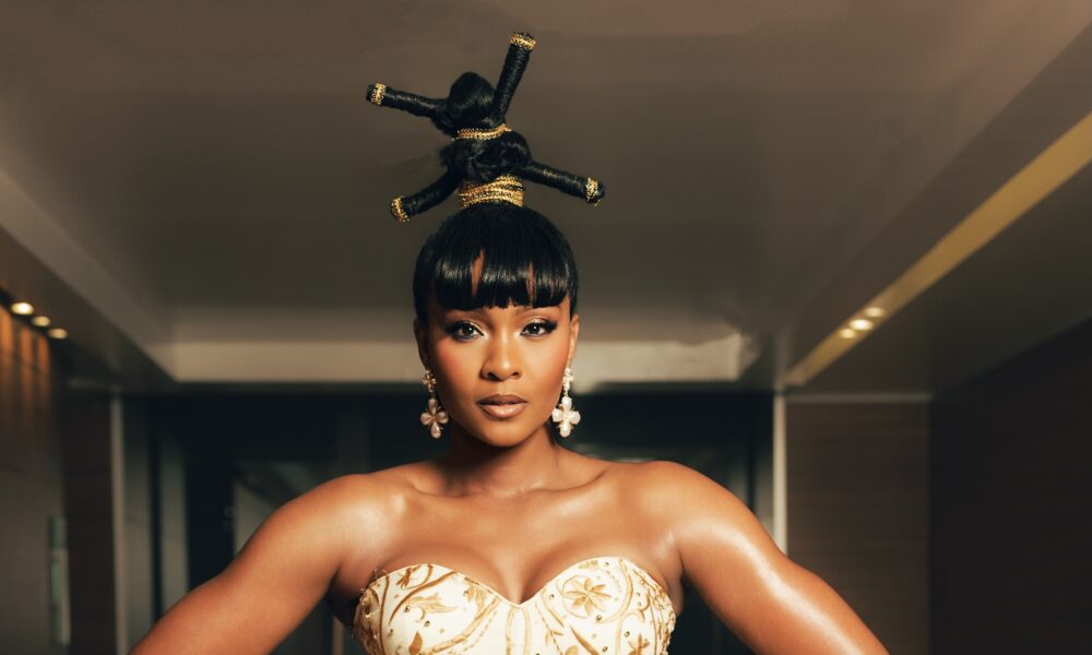 Osas Ighodaro Shines Bright: Her Sculptural Ivory & Gold Look Steals the Red Carpet Spotlight!