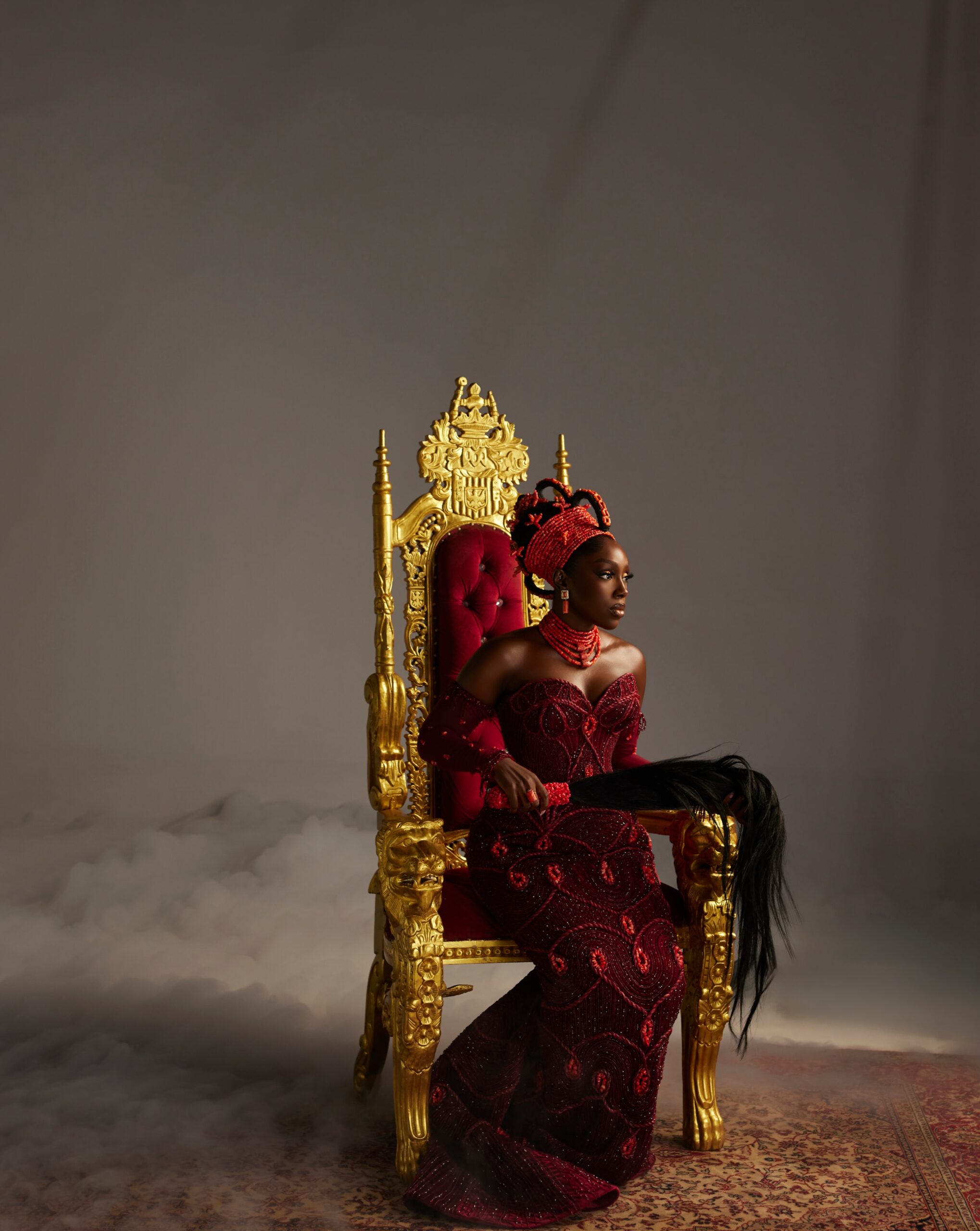 SaveClip.App_863421842_18651614761049848_7460340665503558430_n-scaled A Royal Love Story! Zlatan Ibile & Davita Omoniyi’s Edo Traditional Wedding Looks