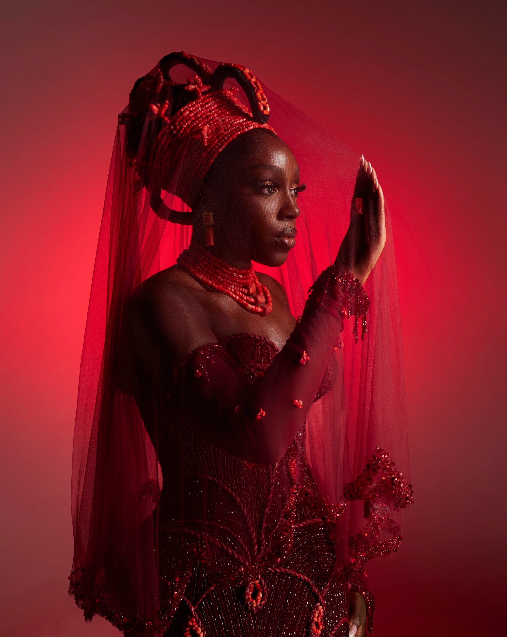 SaveClip.App_863879899_18651614740049848_8819567127671821586_n-scaled A Royal Love Story! Zlatan Ibile & Davita Omoniyi’s Edo Traditional Wedding Looks