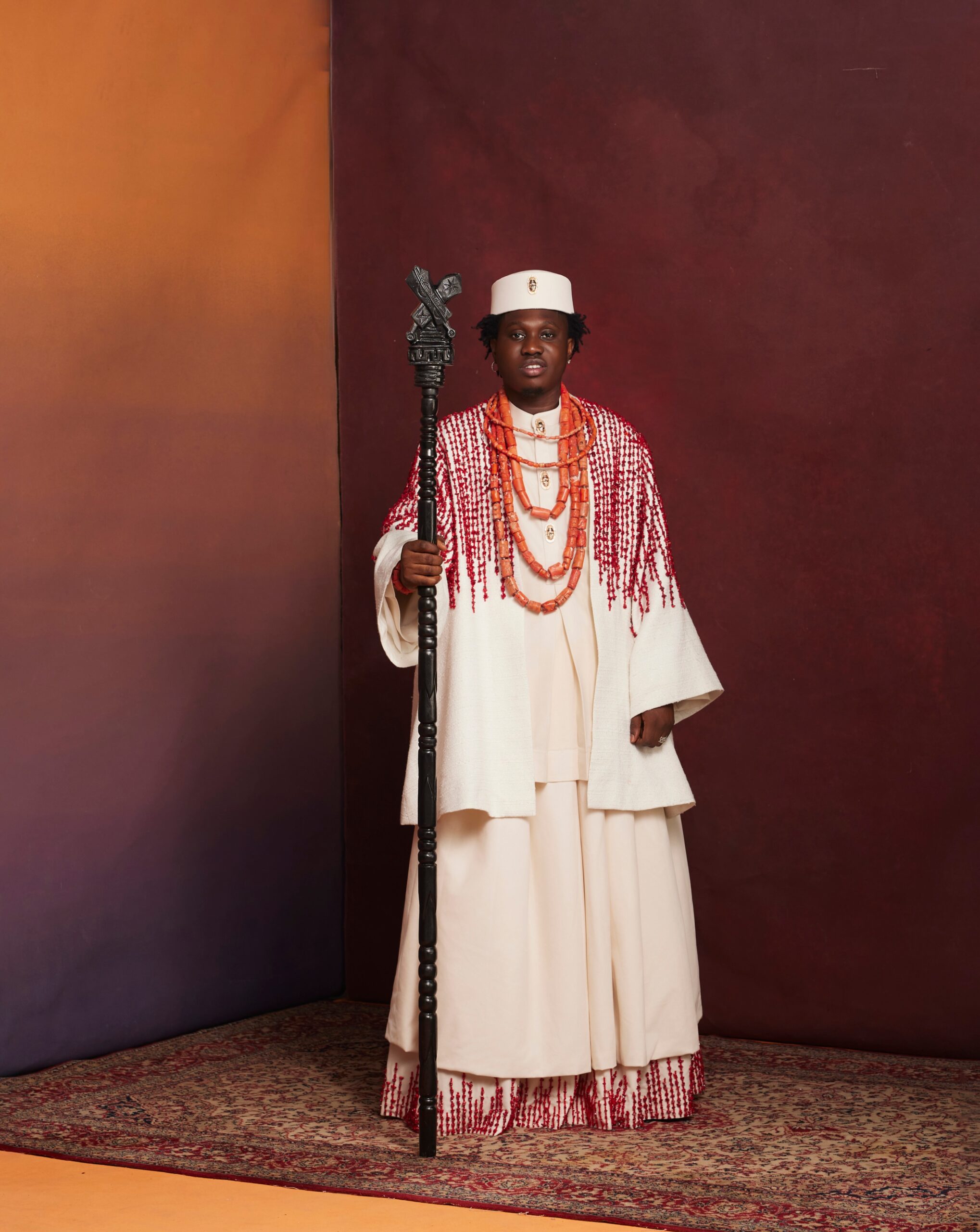 SaveClip.App_864228999_18651614749049848_4947233772741232969_n-scaled A Royal Love Story! Zlatan Ibile & Davita Omoniyi’s Edo Traditional Wedding Looks