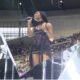 Ayra Starr performing at the NFL Halftime Show in London