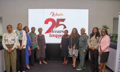 2026 WIMBIZ Conference Communications Chair, Funmi Onuma; Member, WIMBIZ Board of Trustees, Rolake Akinkugbe-Filani; WIMBIZ 25th Anniversary Committee Chair, Awuneba Ajumogobia; Co-Founder, WIMBIZ, Morin Desalu; Co-Founder, WIMBIZ, Ifeyinwa Ighodalo; Co-Founder, WIMBIZ, Adeola Azeez; Member, WIMBIZ Board of Trustees, Osayi Alile; 2026 WIMBIZ Conference Planning Group Chair, Ronke Onadeko; Executive Director, WIMBIZ, Omowunmi Akingbohungbe; and 2026 WIMBIZ Conference Planning Group Vice Chair, Yemisi Peters, during the WIMBIZ@25 Press Conference in Lagos on Tuesday, October 13, 2026.
