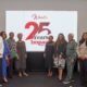 2026 WIMBIZ Conference Communications Chair, Funmi Onuma; Member, WIMBIZ Board of Trustees, Rolake Akinkugbe-Filani; WIMBIZ 25th Anniversary Committee Chair, Awuneba Ajumogobia; Co-Founder, WIMBIZ, Morin Desalu; Co-Founder, WIMBIZ, Ifeyinwa Ighodalo; Co-Founder, WIMBIZ, Adeola Azeez; Member, WIMBIZ Board of Trustees, Osayi Alile; 2026 WIMBIZ Conference Planning Group Chair, Ronke Onadeko; Executive Director, WIMBIZ, Omowunmi Akingbohungbe; and 2026 WIMBIZ Conference Planning Group Vice Chair, Yemisi Peters, during the WIMBIZ@25 Press Conference in Lagos on Tuesday, October 13, 2026.