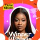 Temi Nkem official announcement graphics as winner of Big Brother Naija Season 11 Show Ya Sef edition.