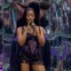 Ayra Starr performing at the NFL Halftime Show in London
